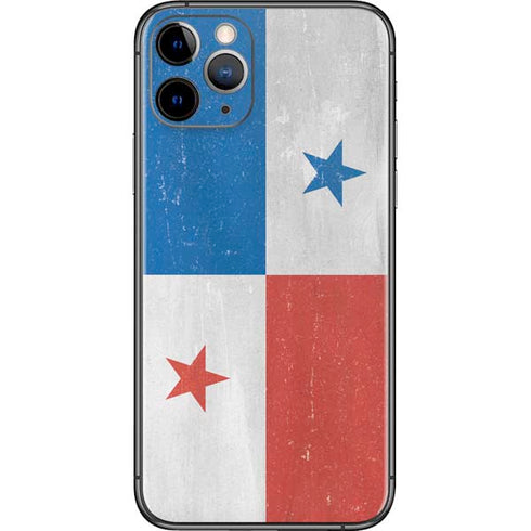 Panama Flag Distressed iPhone 11 Pro Skin